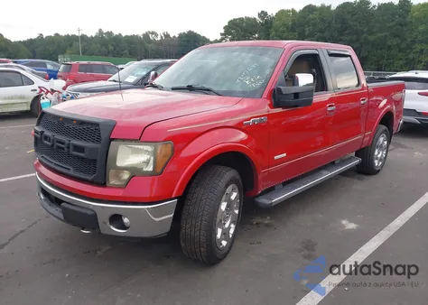 2012 Ford F150 Supercrew из США, поврежденный, VIN 1FTFW1ET6CFC68182